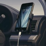 40アルファードのスマホ車載ホルダーを説明する記事用画像。