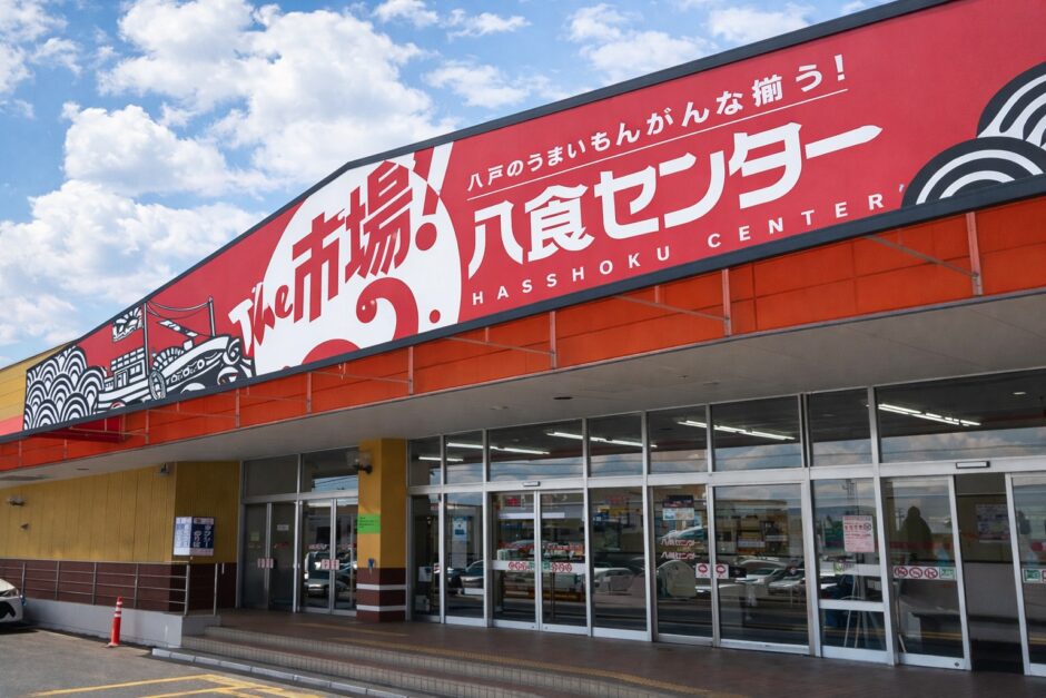 八食センター の外観