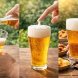 ビール 飲み方