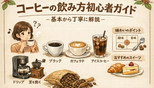 コーヒーの飲み方初心者ガイド｜基本から丁寧に解説