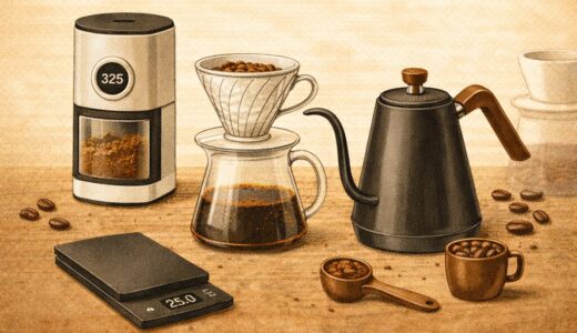 初心者向けコーヒー器具セット｜必要な道具まとめ