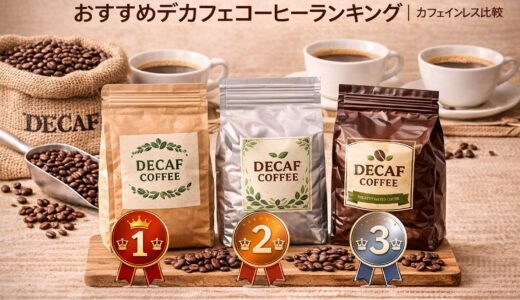 おすすめデカフェコーヒーランキング｜カフェインレス比較