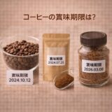 コーヒーの賞味期限は？