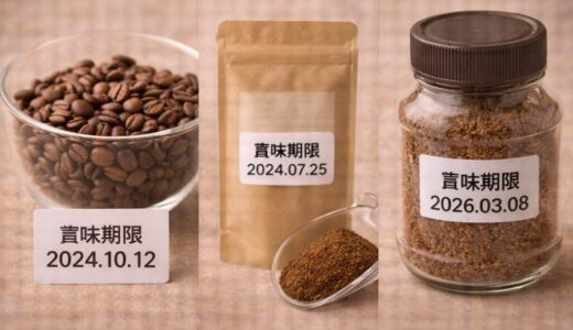 コーヒーの賞味期限は？