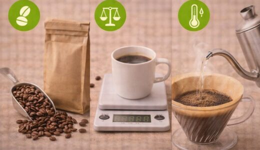 コーヒーを美味しく淹れる方法｜初心者が失敗しない重要ポイント
