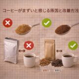コーヒーがまずいと感じる原因と改善方法
