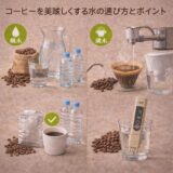 コーヒーを美味しくする水の選び方とポイント
