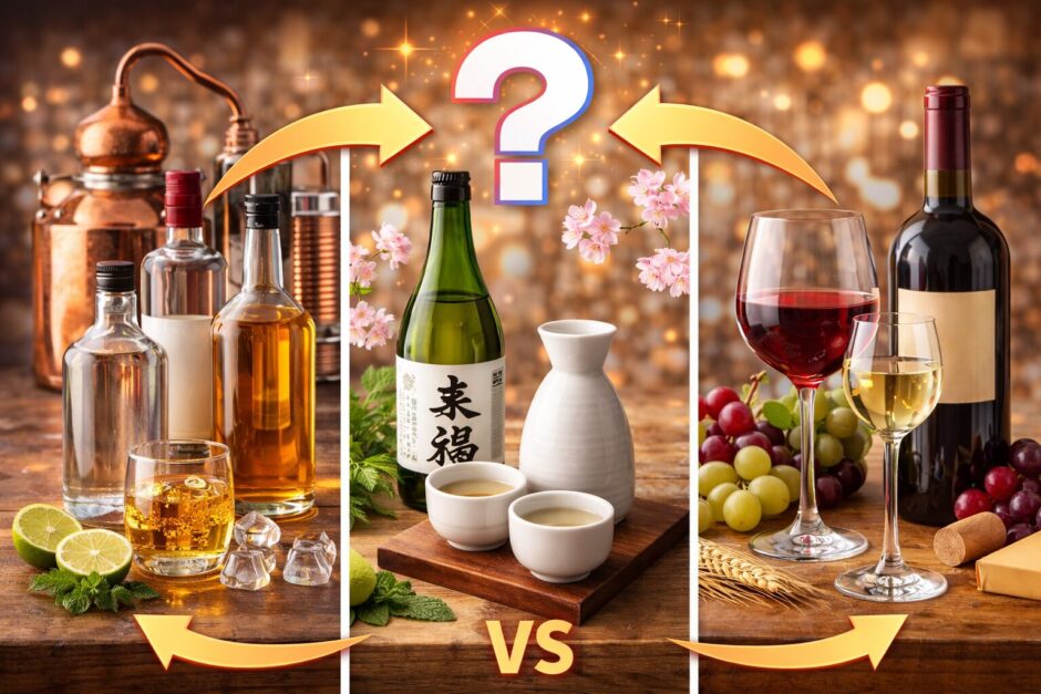 蒸留酒 醸造酒 違い