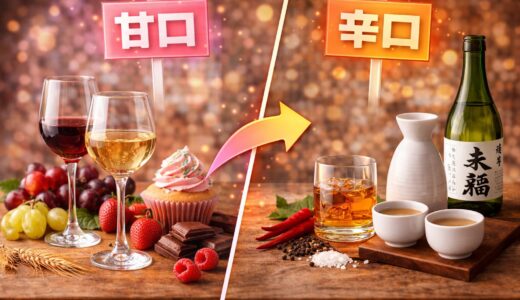 お酒の味の違いとは？甘口・辛口の特徴をわかりやすく解説