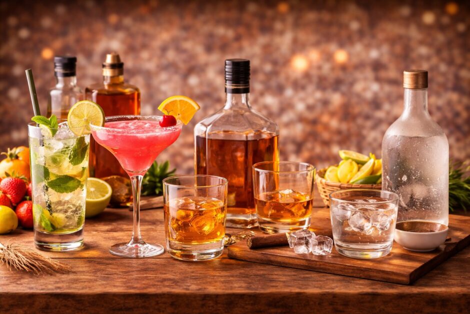 カクテル ウイスキー 焼酎 違い