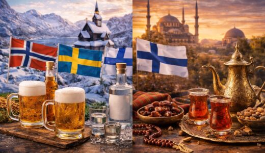 北欧・中東のお酒事情｜飲酒文化の違いを解説
