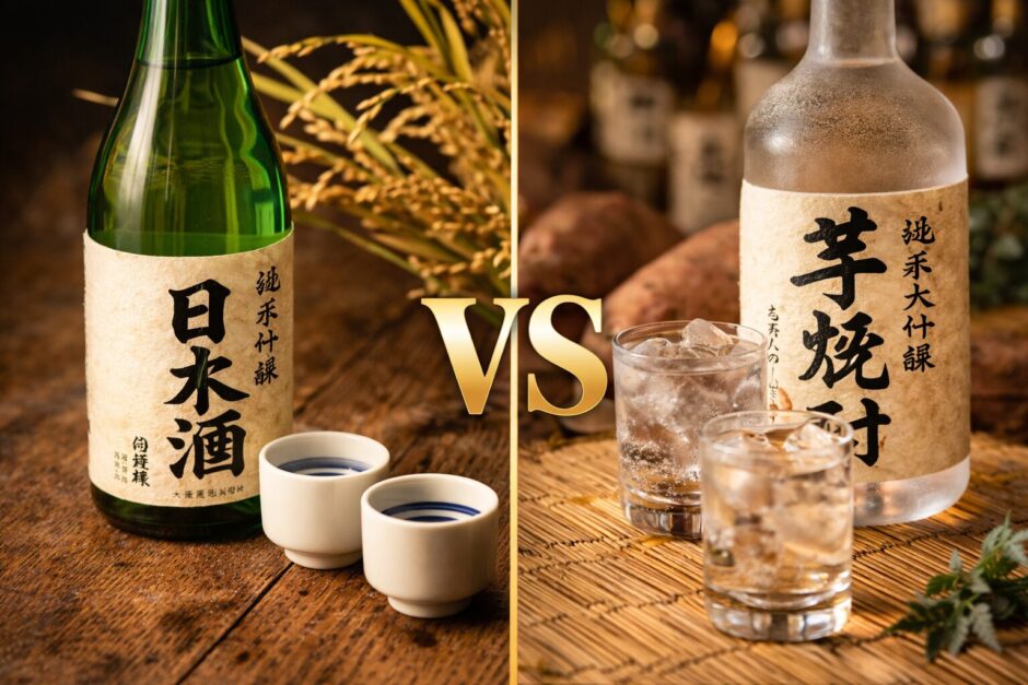日本酒 焼酎 違い