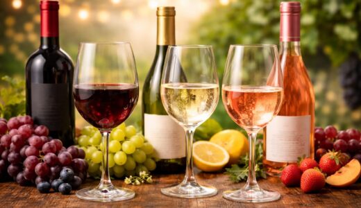 ワインの種類一覧｜赤・白・ロゼの違いをわかりやすく解説