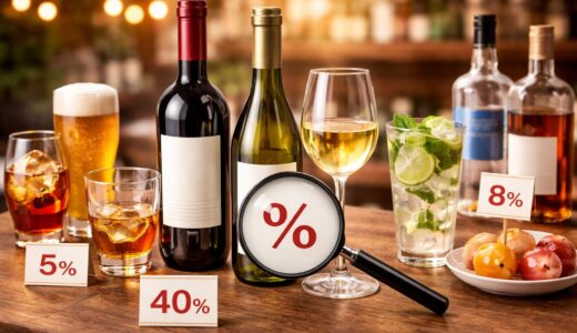 ワインのアルコール度数は？他のお酒との違いも解説