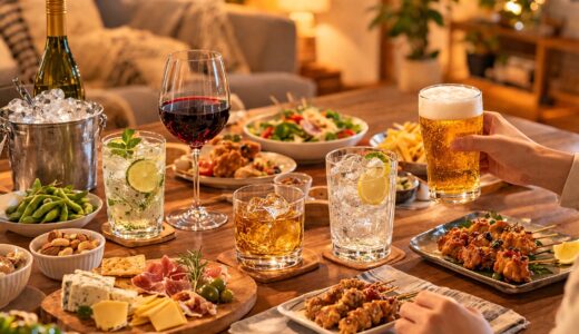 家飲みで楽しむお酒の飲み方｜簡単にできるコツ