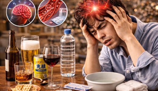 お酒で頭痛がする原因とは？防ぐ方法を解説