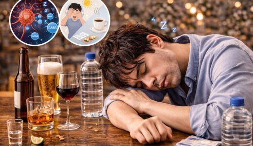お酒で眠くなる理由とは？眠気対策を解説