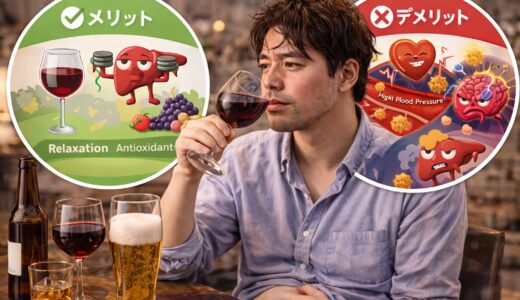 お酒は健康にいい？メリット・デメリットを徹底解説