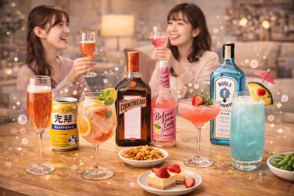 女子会 お酒