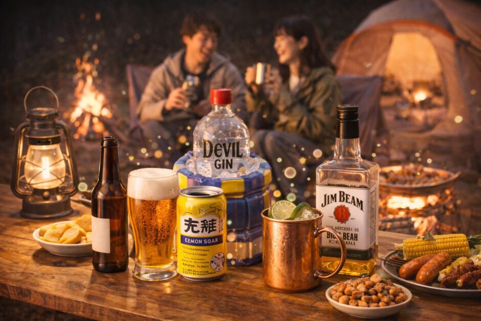 アウトドア お酒