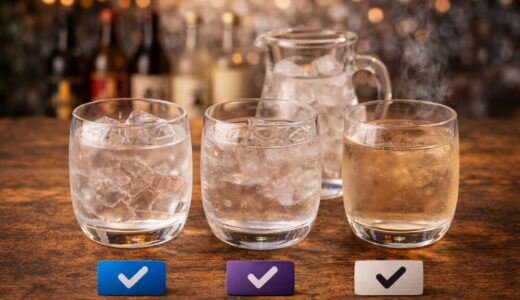 焼酎の美味しい飲み方｜ロック・水割り・お湯割りの違い