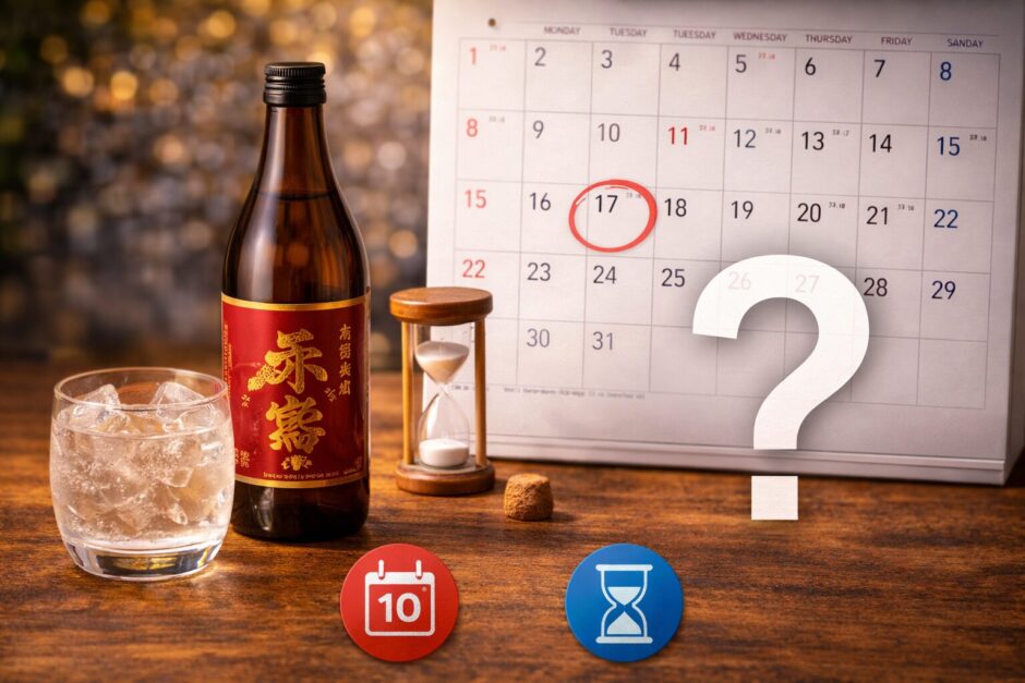 焼酎 賞味期限