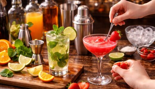 カクテルの作り方｜初心者でも簡単に作れるレシピを紹介