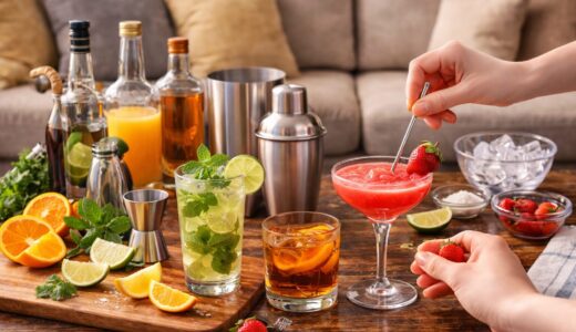 自宅で楽しむカクテルの作り方｜簡単レシピと必要な道具