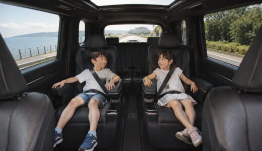 子供2人でも40アルファードは広すぎて快適だった