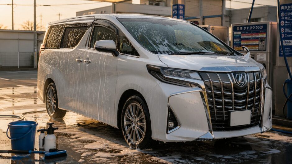40アルファード 洗車