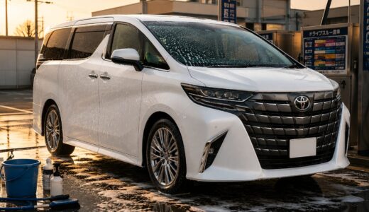 40アルファード 洗車が大変すぎる｜実際に困ったことと楽になった方法を解説