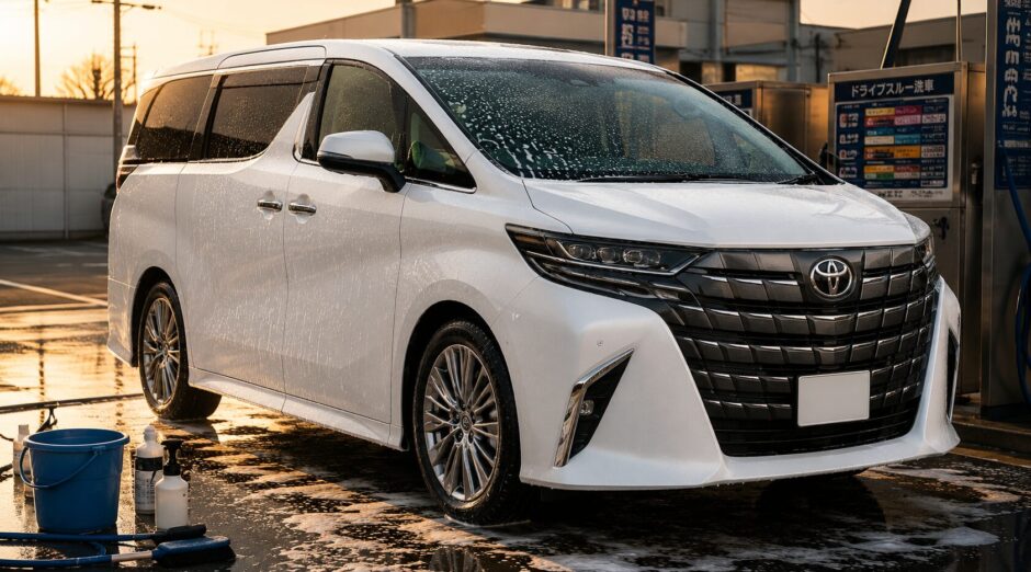 40アルファード 洗車