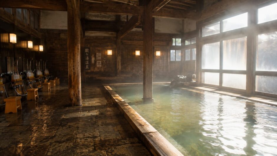 酸ヶ湯温泉 日帰り