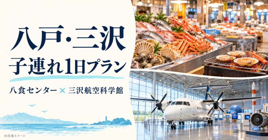 八戸・三沢を子連れで回る1日プラン
