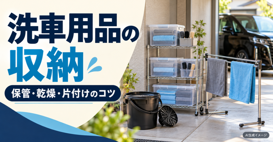 洗車用品はどこに収納